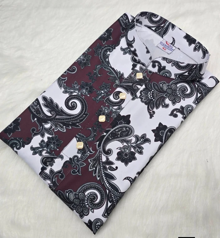 Paisley Maroon